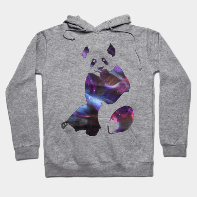 Galaxy Panda Hoodie by FishWithATopHat